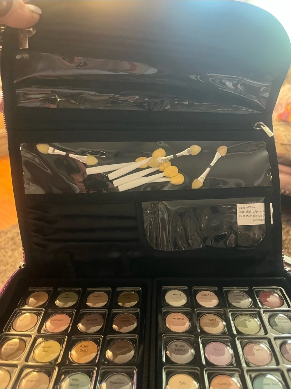 Ulta Beauty Quilted Cosmetic Case in Purple